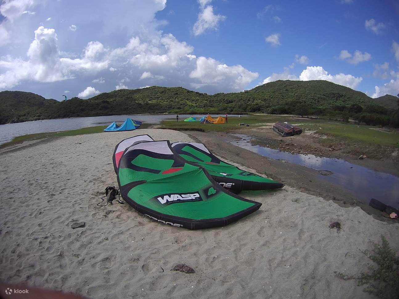 大屿山风筝冲浪体验