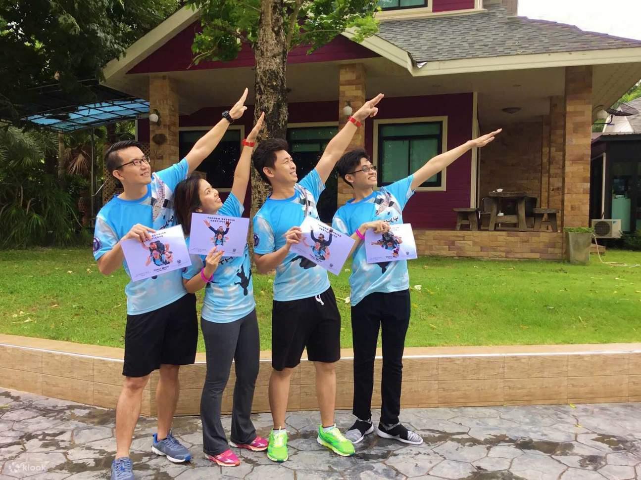 selesai terjunan pertama