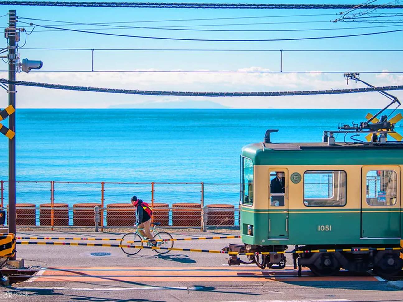 海水浴めぐりレトロ乗車券　江ノ島電鉄（株）由比ガ濱更衣所割引券付き　TR-127 海水浴めぐりレトロ乗車券 江ノ島電鉄（株）由比ガ濱更衣所割引券付き