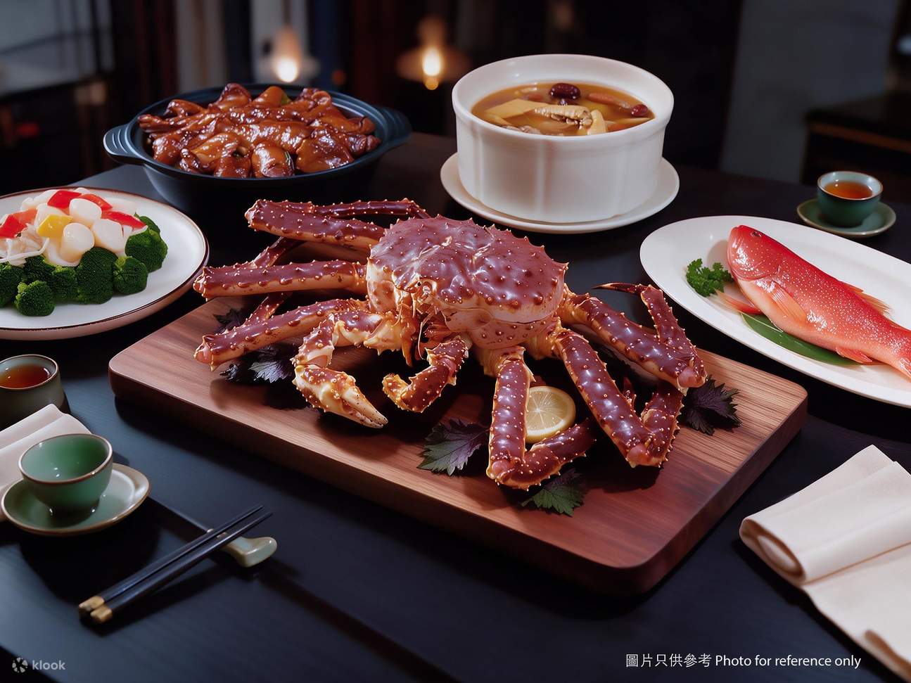 Tea Emperor | Alaskan Crab Imperial, Squab, Three Appetizer Combo Set ...
