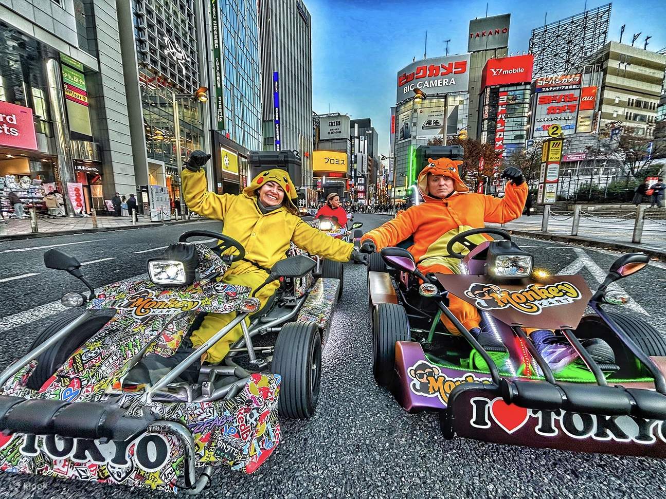 시부야에서 소규모 그룹 고카트 체험