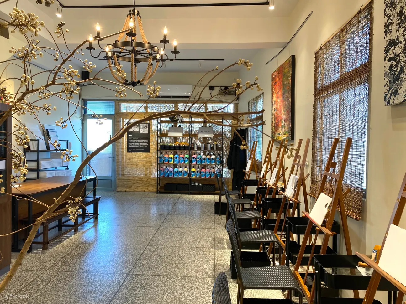 宜兰｜The Art Palace 艺术殿堂｜金箔抽象绘画课程