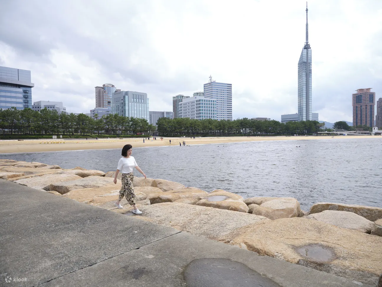 百道海滩