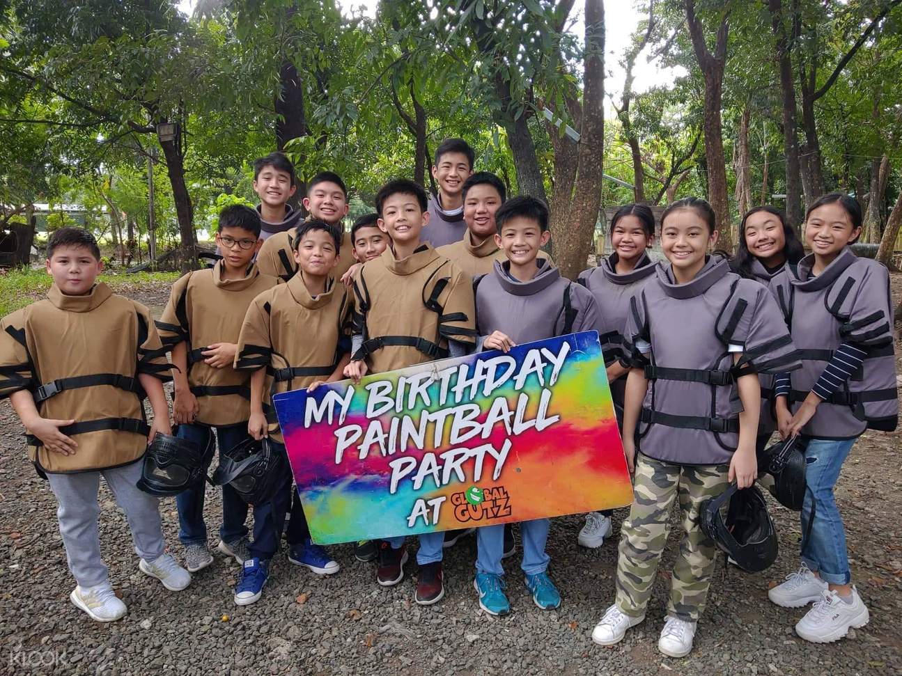 Paintball, Zip Line, Zip Bike & Wall Climbing Experience in Global Gutz