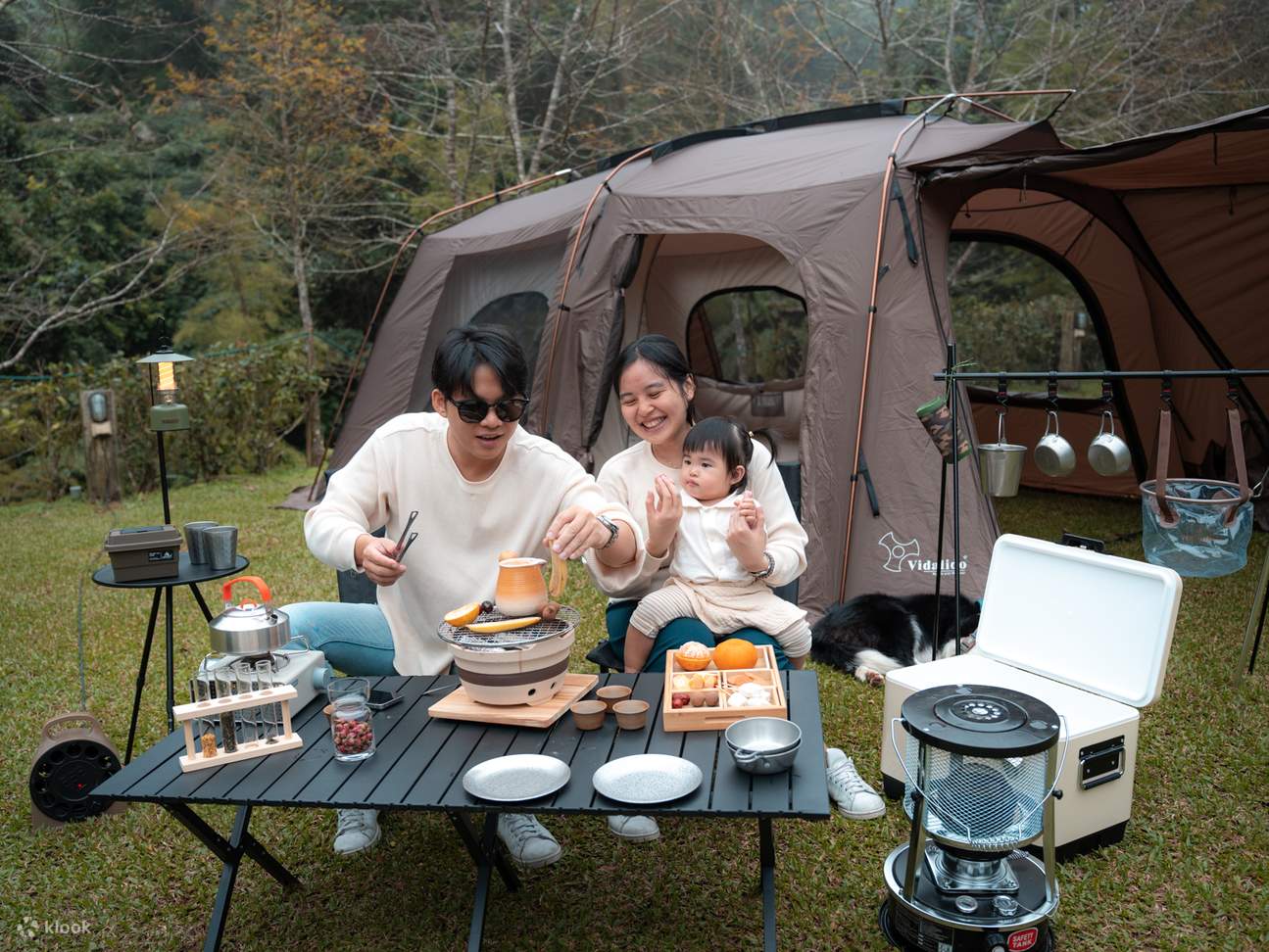 Berkemah di Hsinchu｜Fly Bird Chacha｜Pengalaman Bermain di Alam Bebas｜Glamping Mewah Satu Malam Empat Kali Makan	