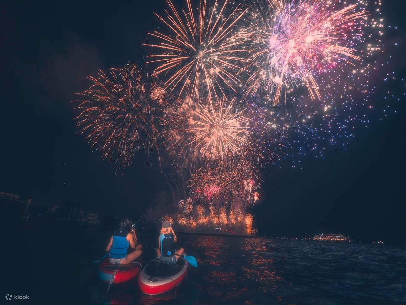 澎湖SUP: 澎湖夜划花火SUP體驗