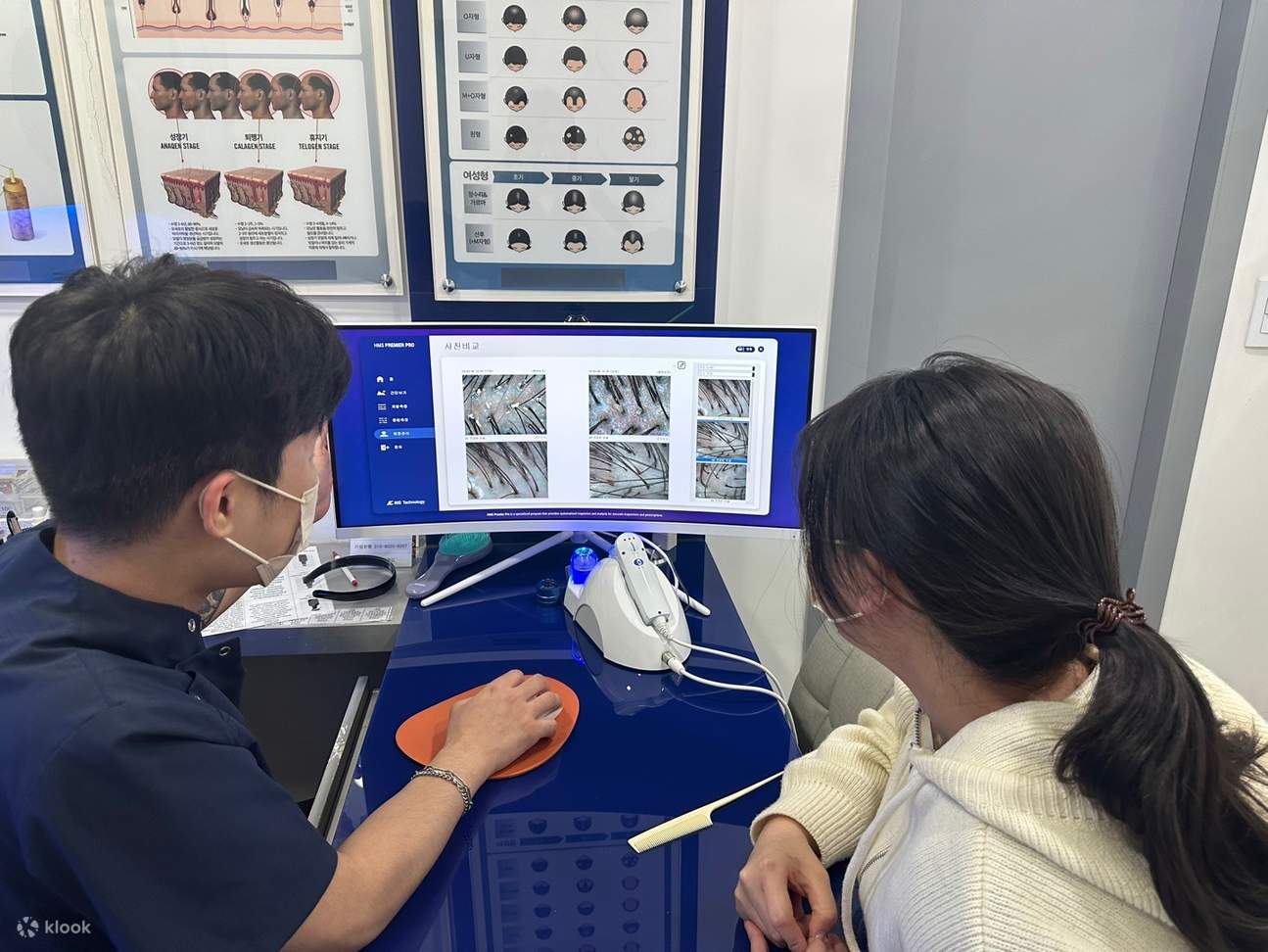 Premium Scalp & Hair Loss Treatment Center at Moclock Gangnam