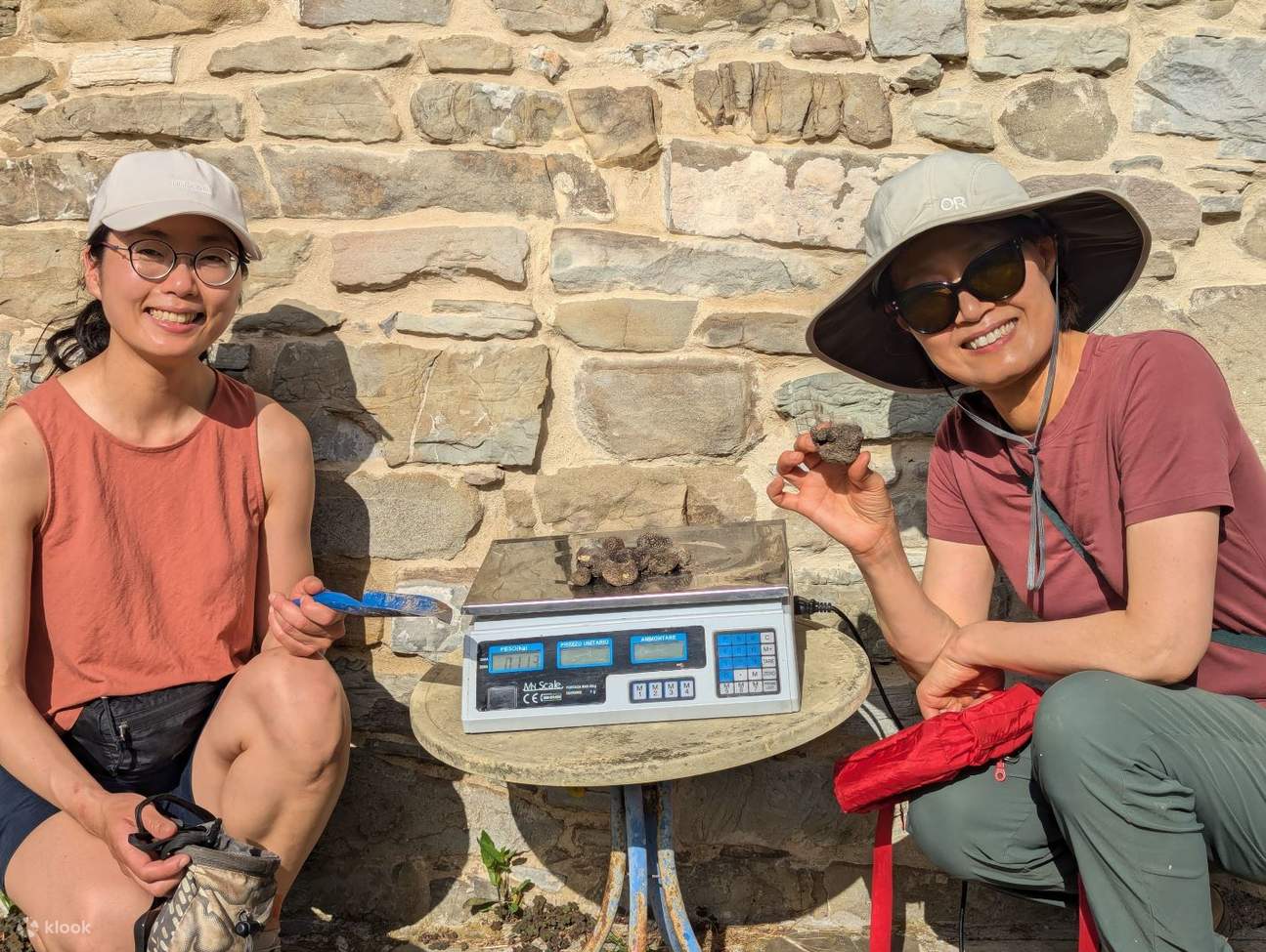 트러플 무게 측정 