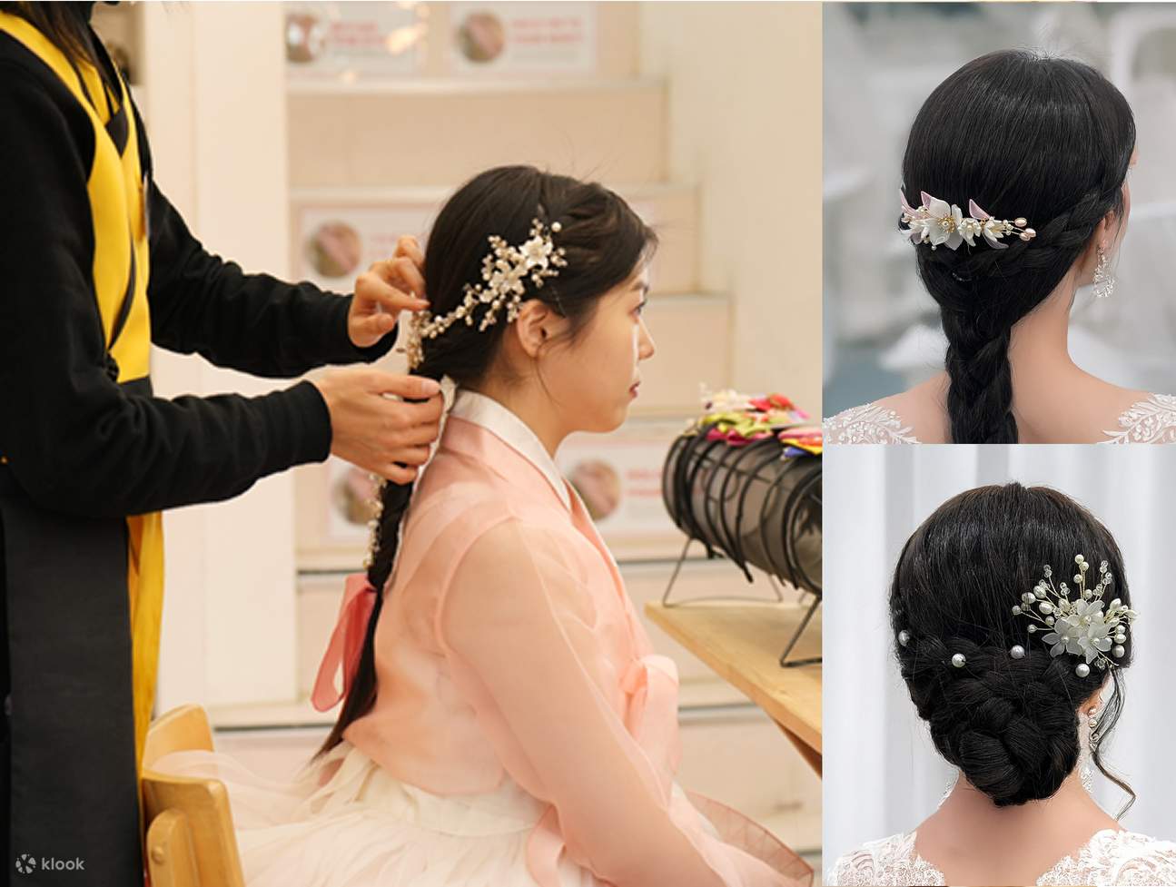 ヘアスタイリングは、基本スタイル（無料）から追加料金による特殊スタイルまで承ります。