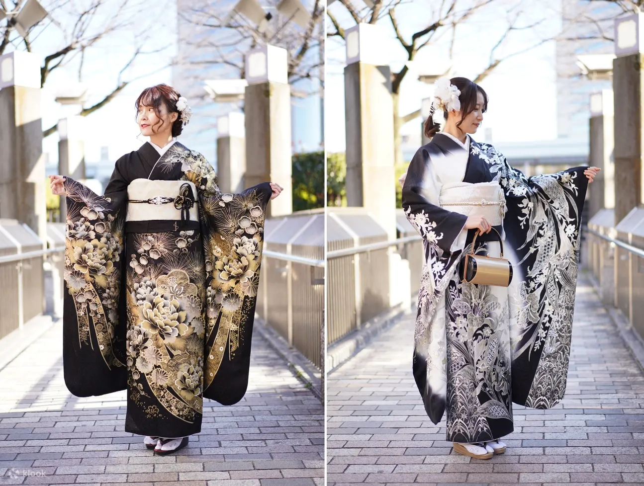 和服租赁 蕾丝和服、大正浪漫和服、长袖和服等多种和服可供选择！ 发饰及无限发饰（东京浅草爱及福1号店提供）