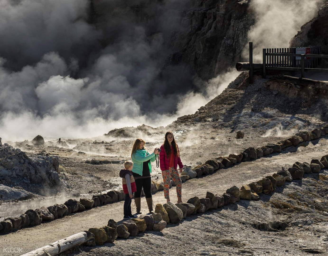 Get Wallpaper Hells Gate Geothermal Park Entry And Walk Desktop Wallpaper Free