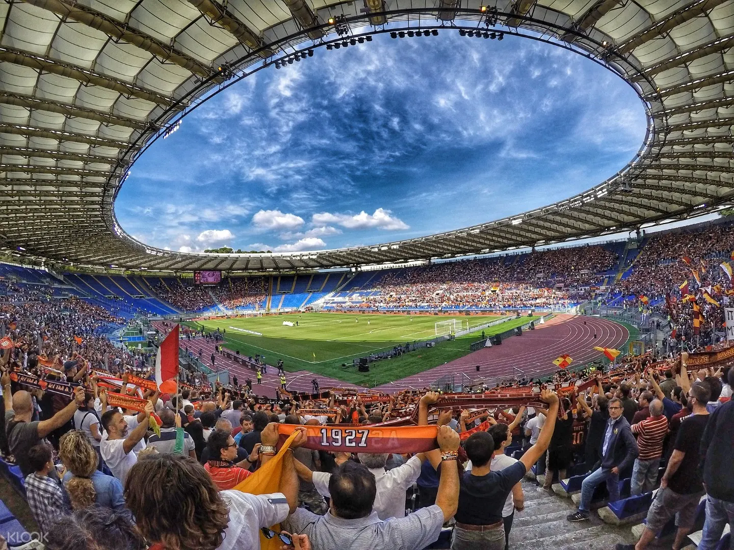 As Roma Football Match Tickets At Olimpico Stadium Rome Italy