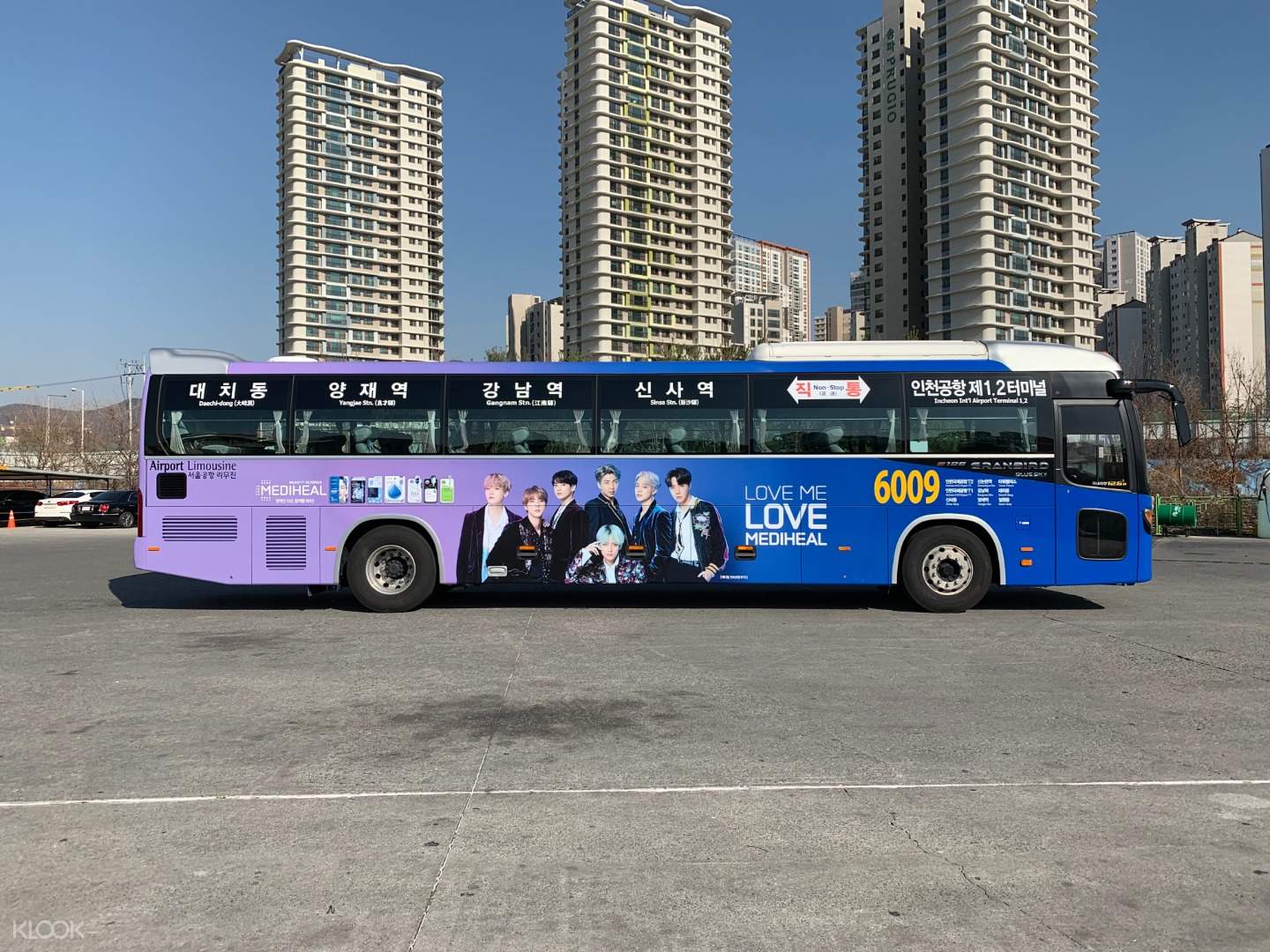 klook客路獨家 機場接送 仁川國際機場 icn 利木津巴士往返首爾市區 江南區