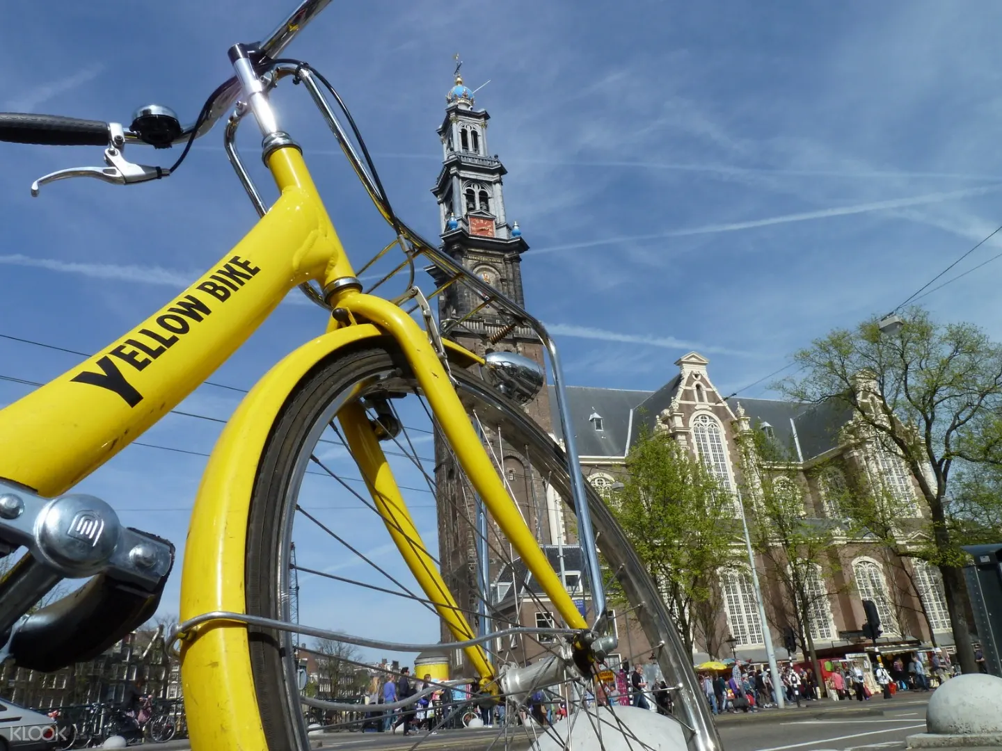 yellow bike