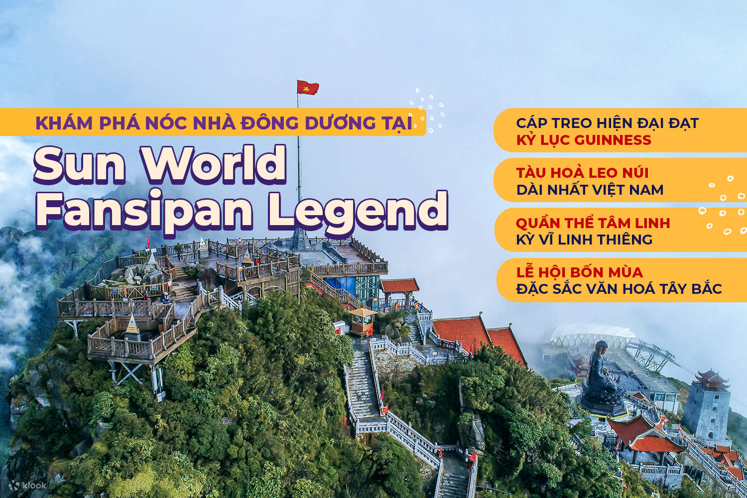 Vé Cáp Treo Sun World Fansipan Legend - Klook Việt Nam
