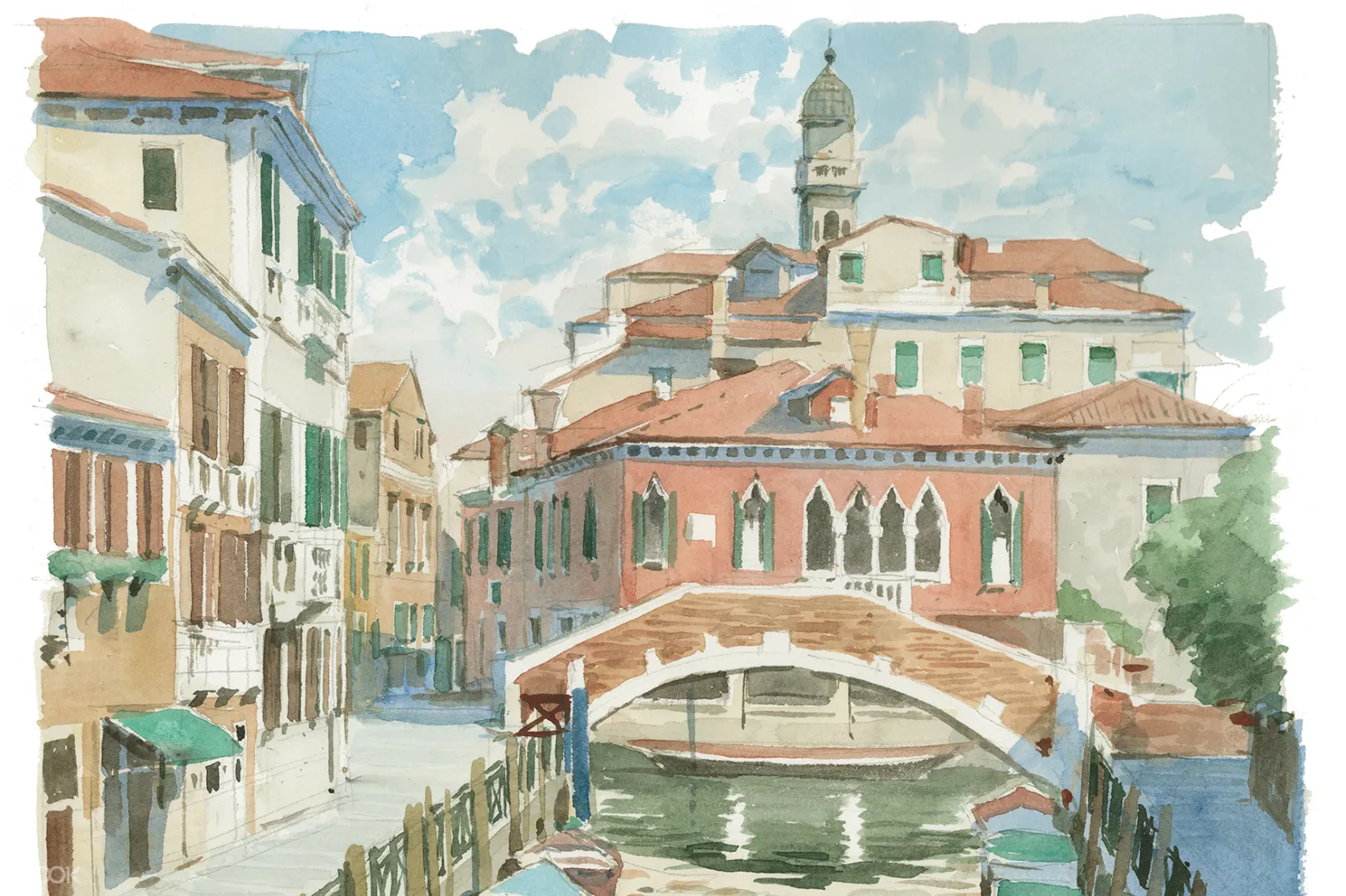 Online Painting Class With A Venetian Artist From Venice Klook Us