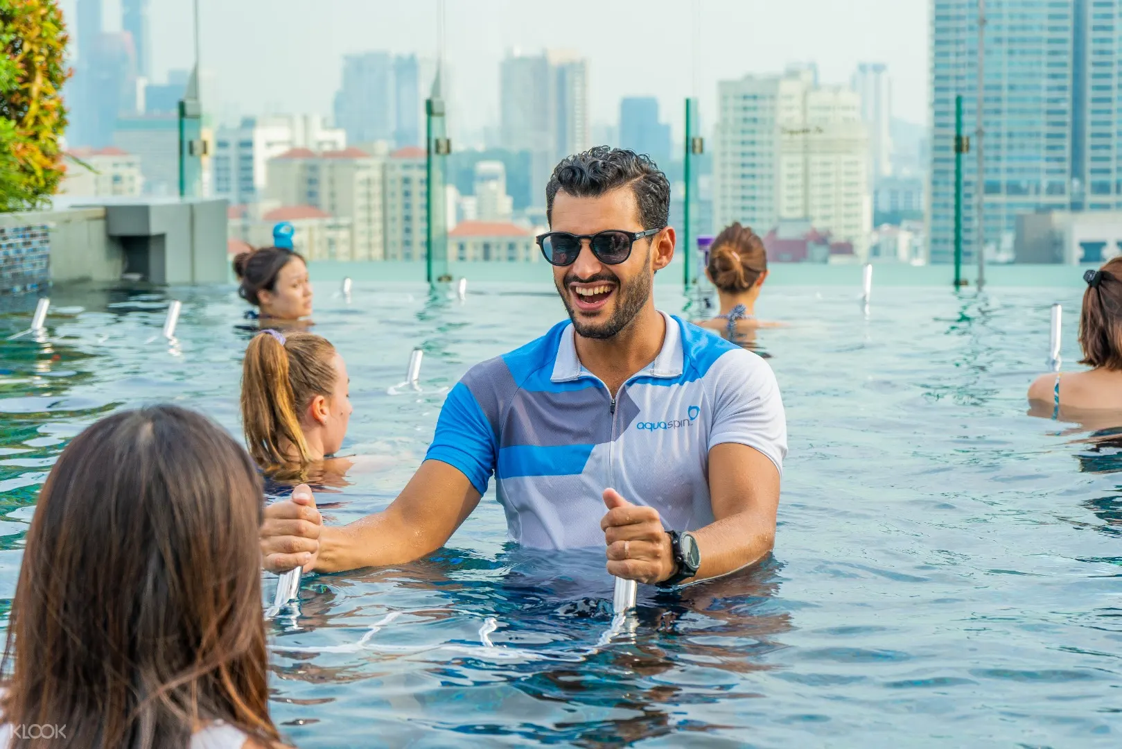 cycling in water