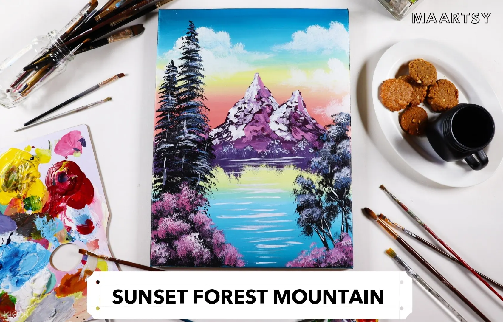 Acrylic Painting Kit With Tutorial Video Klook Us