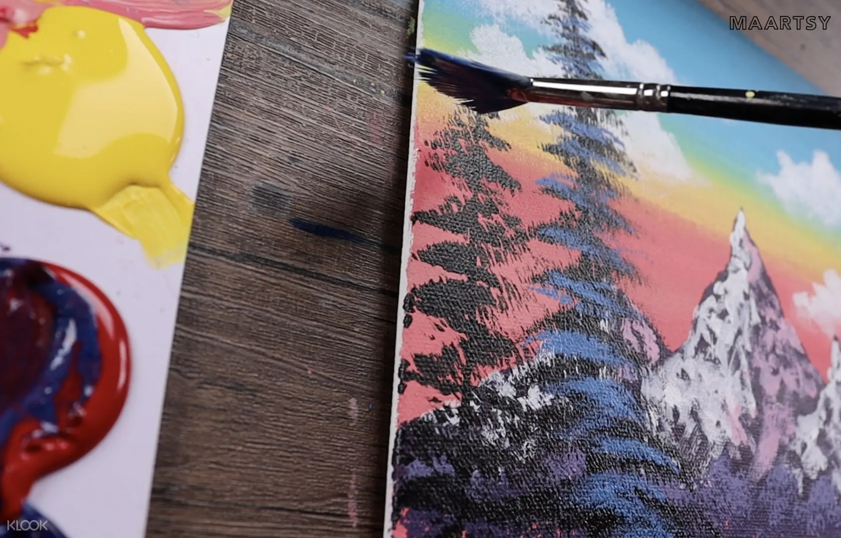Acrylic Painting Kit With Tutorial Video Klook Us
