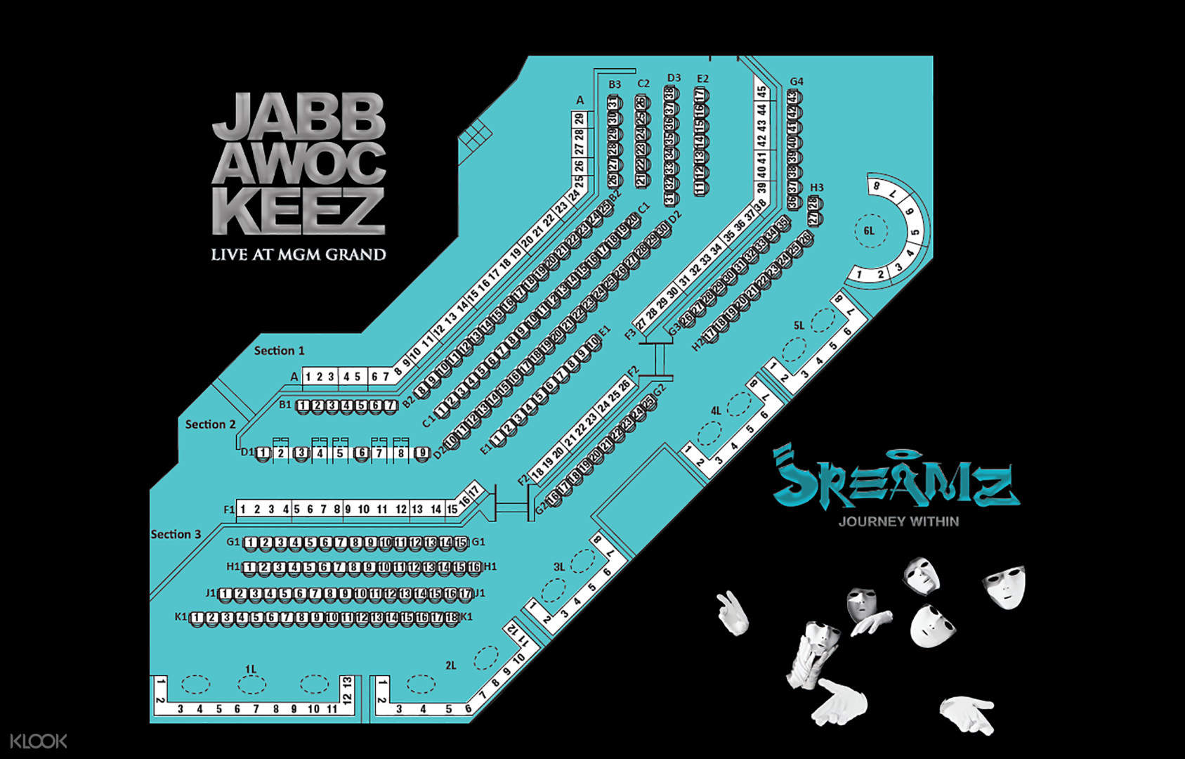 Jabbawockeez Vegas Seating Chart
