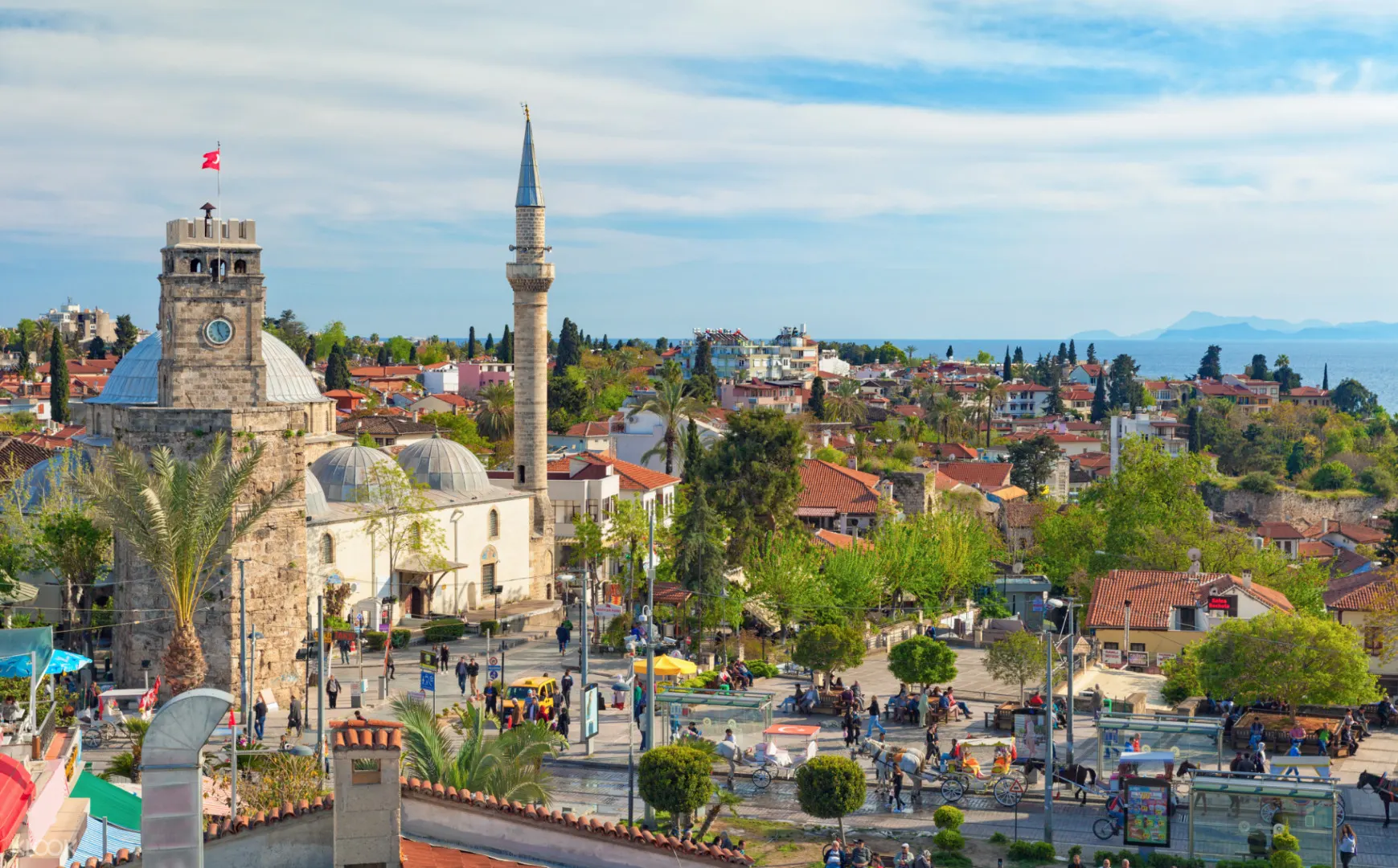 Antalya City Sightseeing And Waterfalls Tour Duden Waterfalls National Park Karpuzkaldiran Waterfalls Hadrian S Gate And More