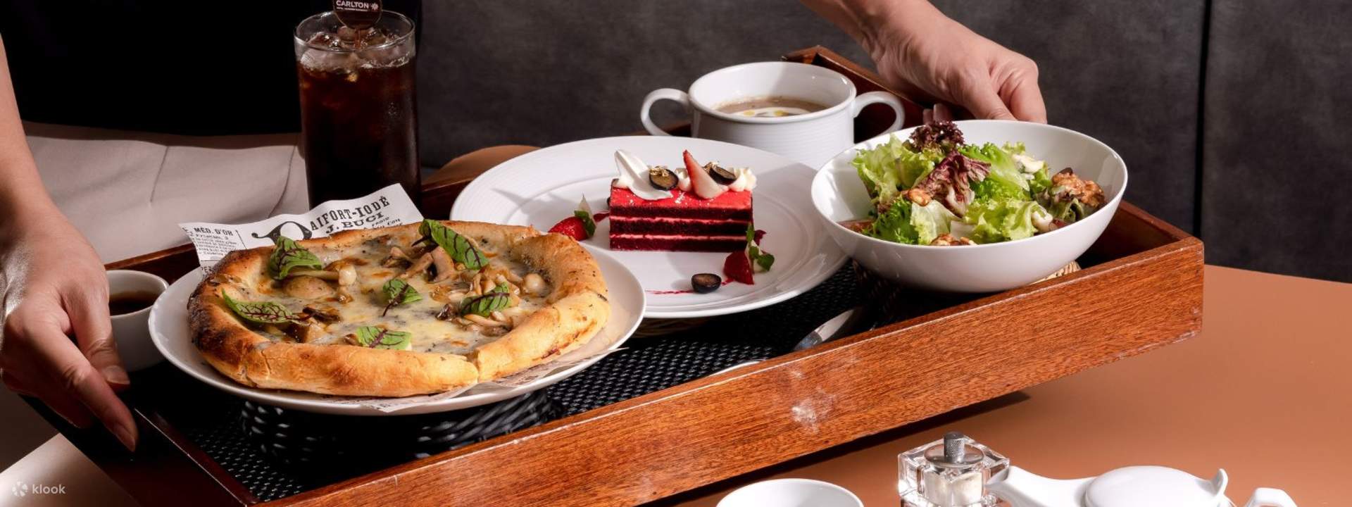 Breakfast Buffet and Lunch Set with unlimited coffee or tea at Plate