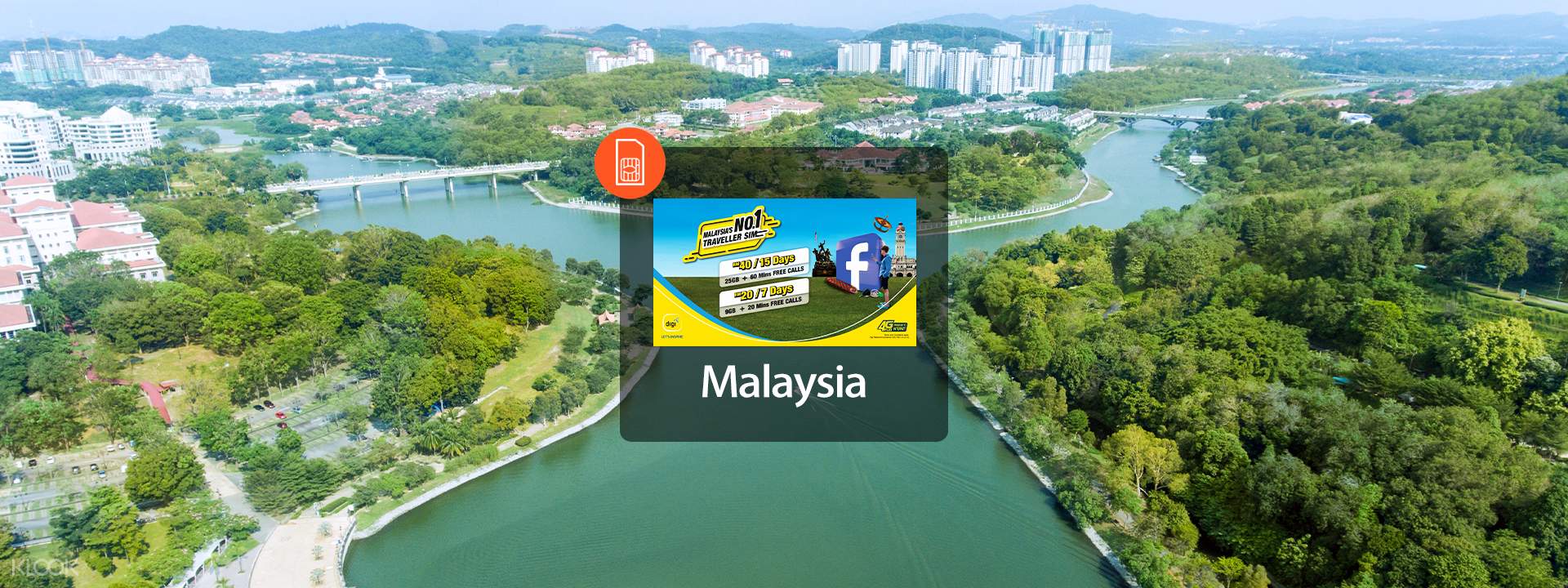 SIM Card 4G Digi Prabayar untuk Malaysia