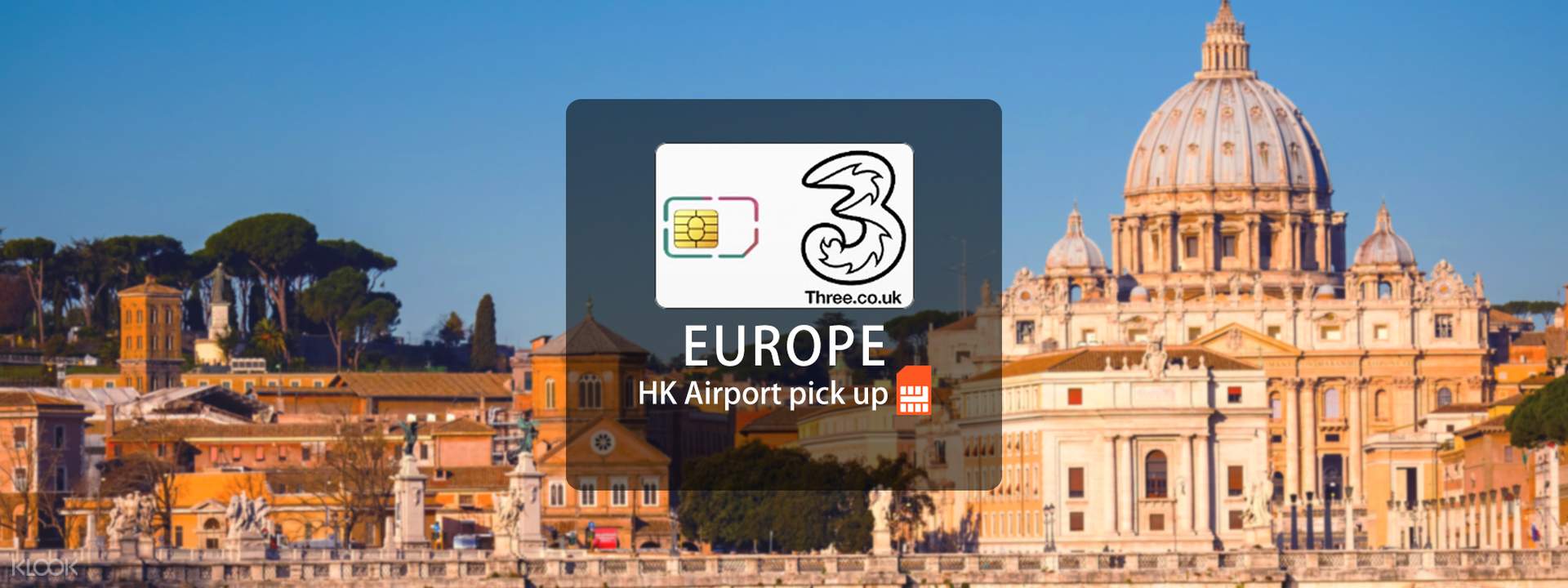 Europe Prepaid SIM Card (Hong Kong Airport Pick Up) - Klook