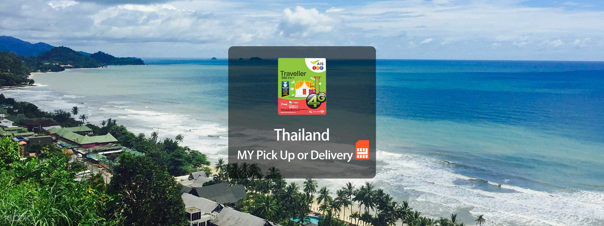 4G SIM Card (MY Pick Up/Delivery) for Thailand, Koh Chang ...