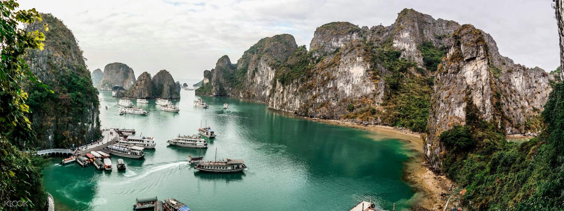 Вьетнам бухта Халонг панорама