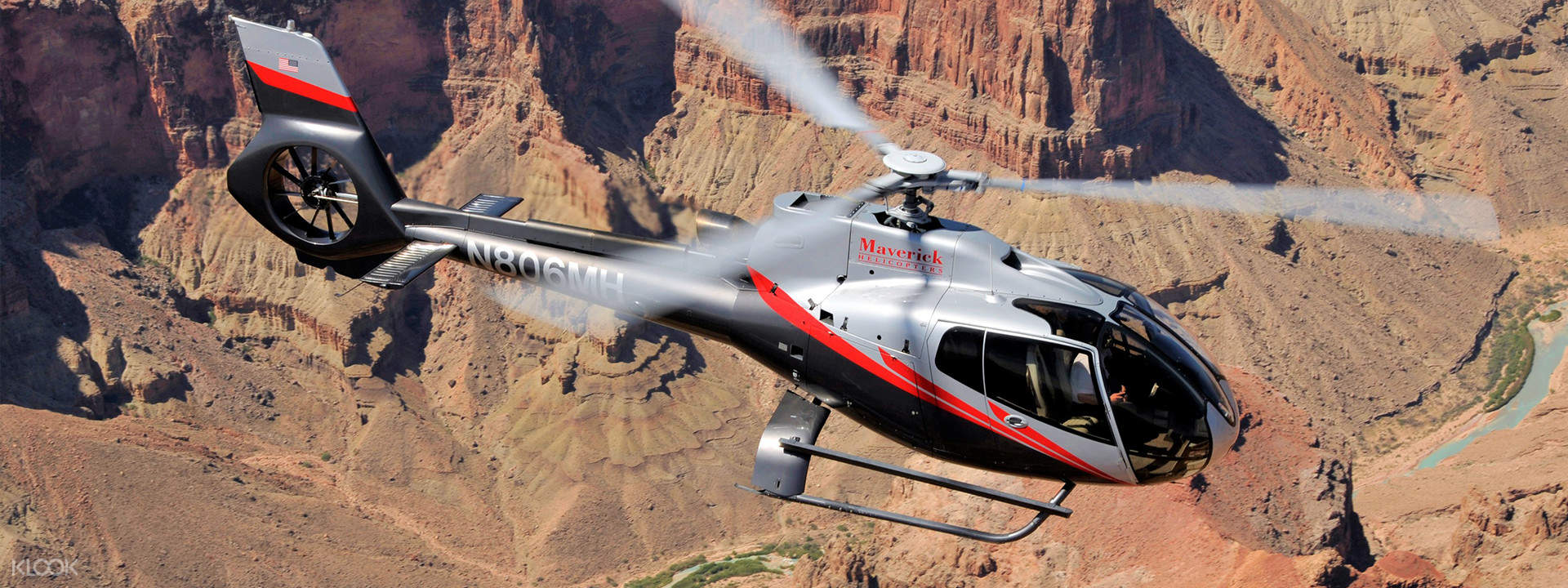 Helicopter Tour with Black Canyon Rafting from Las Vegas