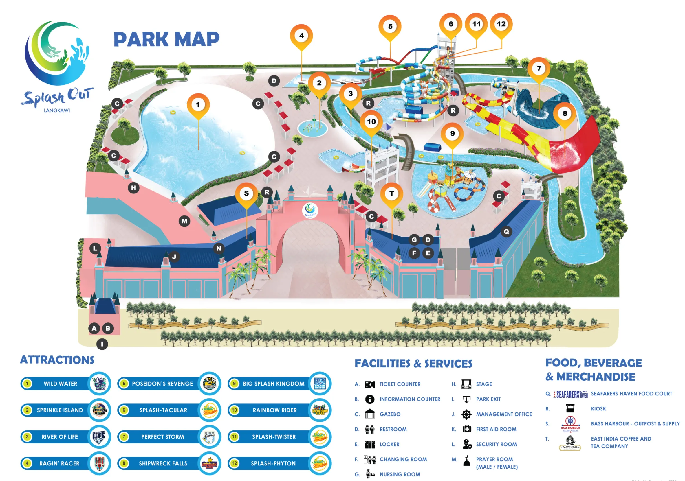 splash out langkawi water theme park ticket klook malaysia