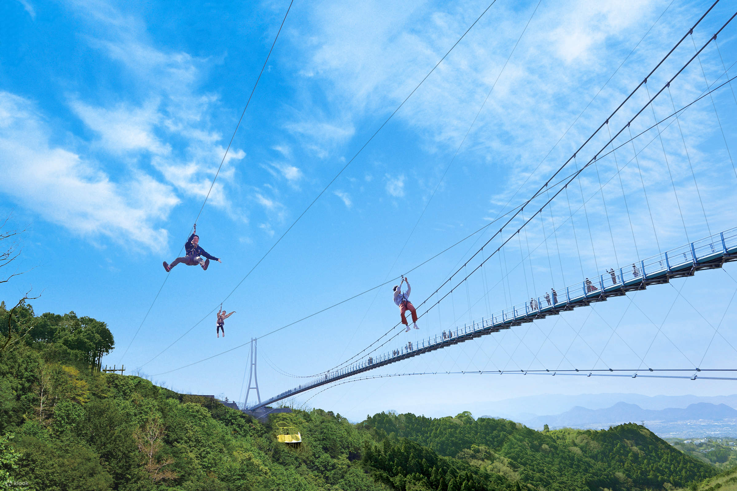 Mt. Fuji View Zip Line, Mishima Skywalk, & Forest Adventure