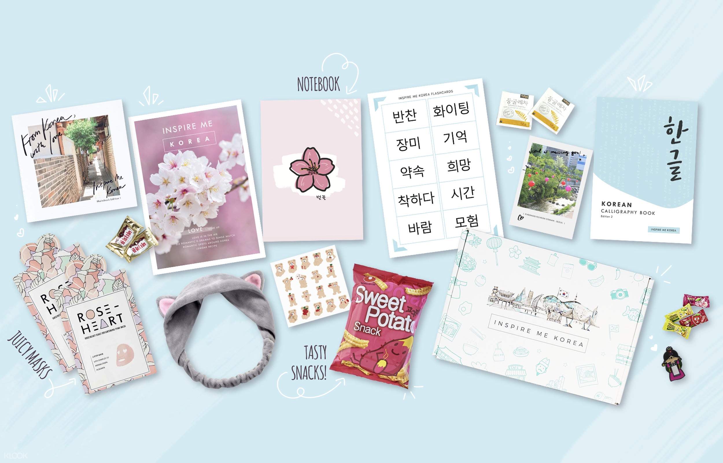 K Culture Subscription Box From Inspire Me Korea In Korea Klook クルック
