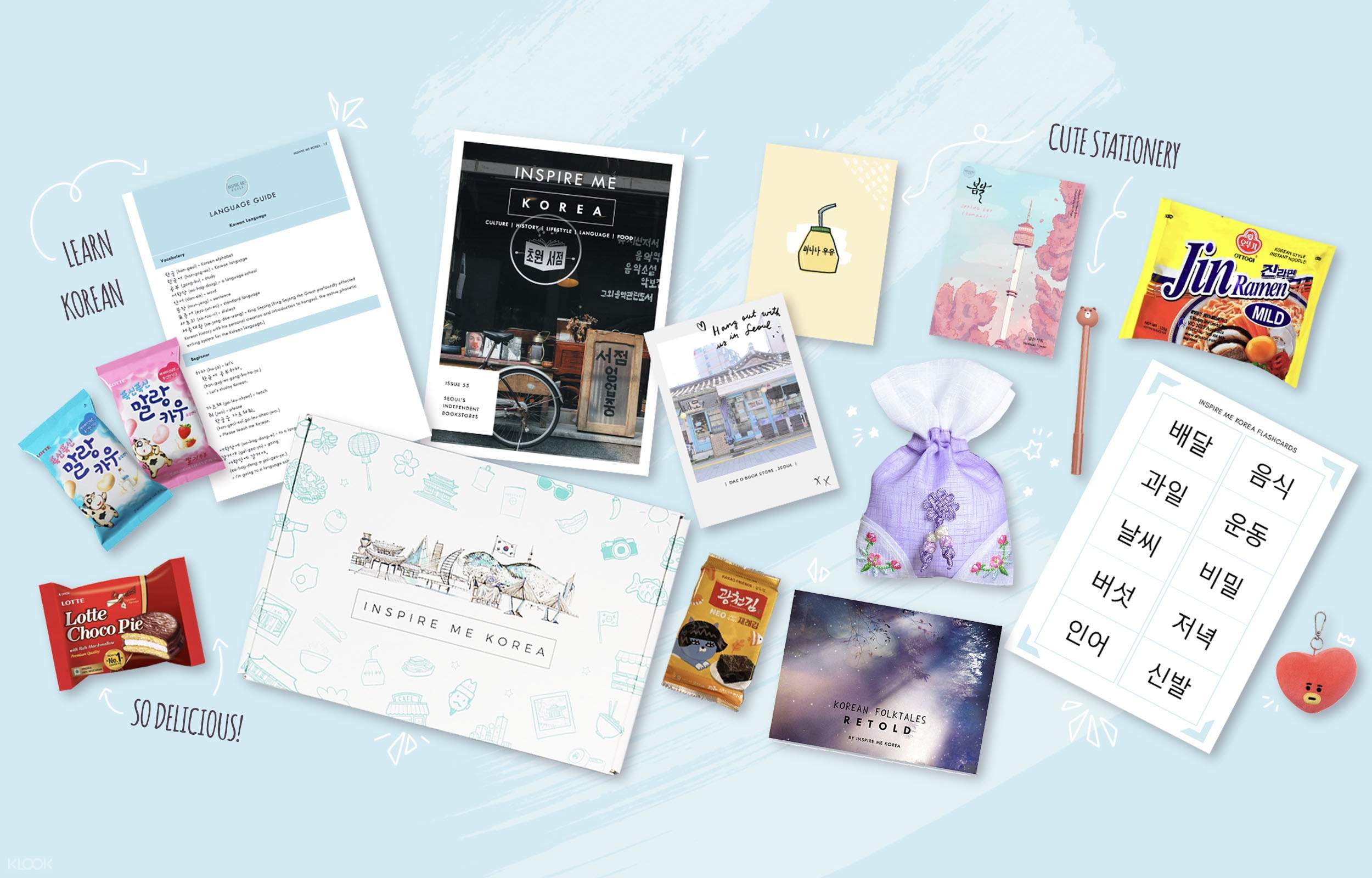 K Culture Subscription Box From Inspire Me Korea Klook クルック K Culture Subscription Box From Inspire Me Korea Klook クルック