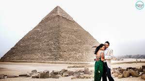 Une séance photo aux pyramides de Gizeh