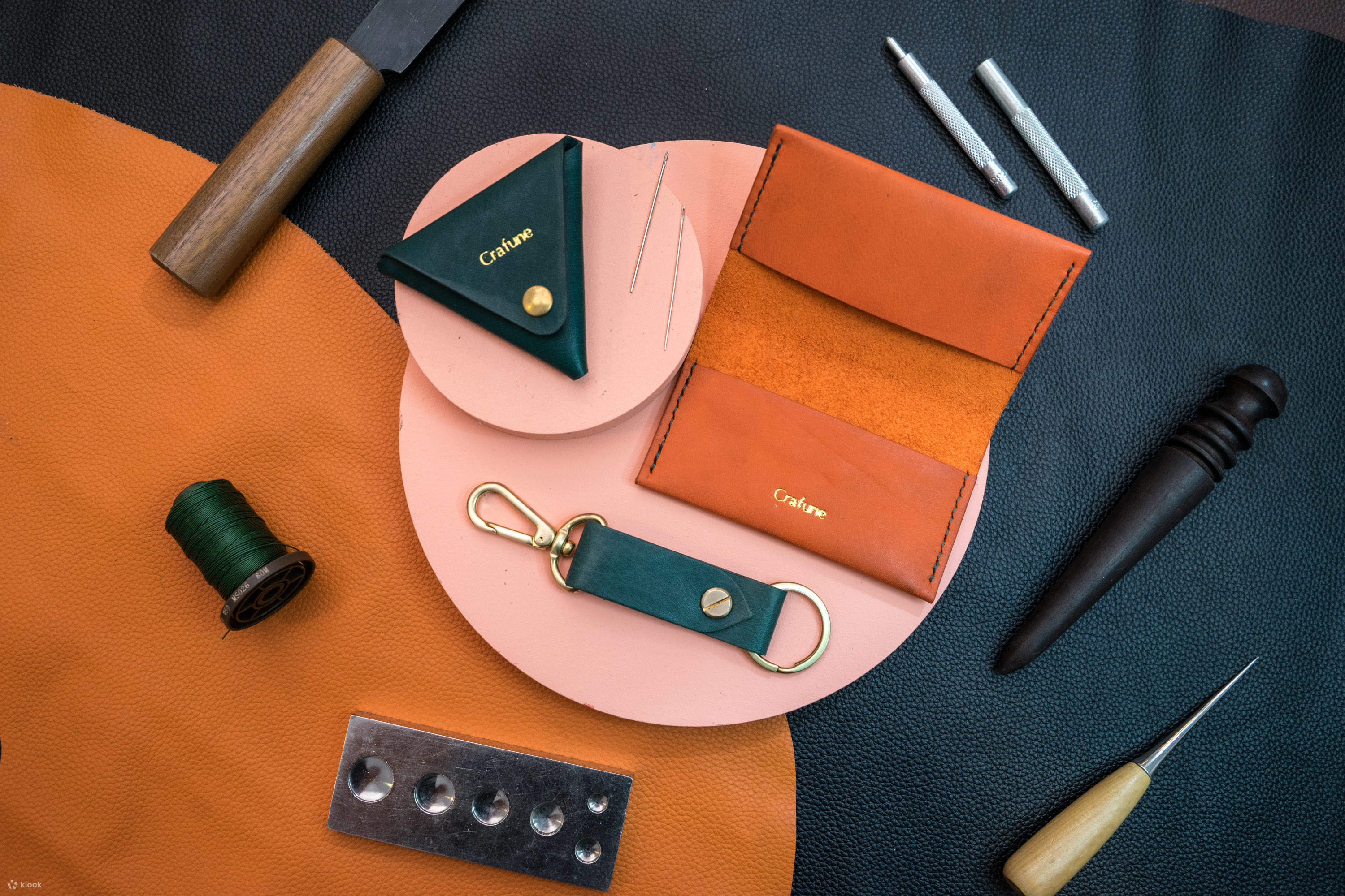 Cardholder, Wallet & Accessories Leather Workshop Or Diy Kit Delivery in  Singapore - Klook United States