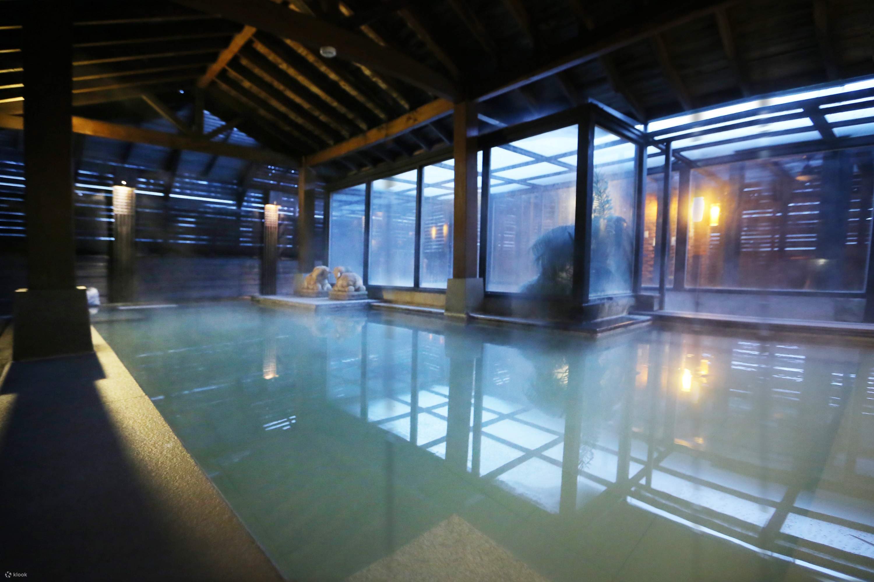 北投の湯 プレート 約90X90X9mm（5F 日帰り個人風呂（湯屋
