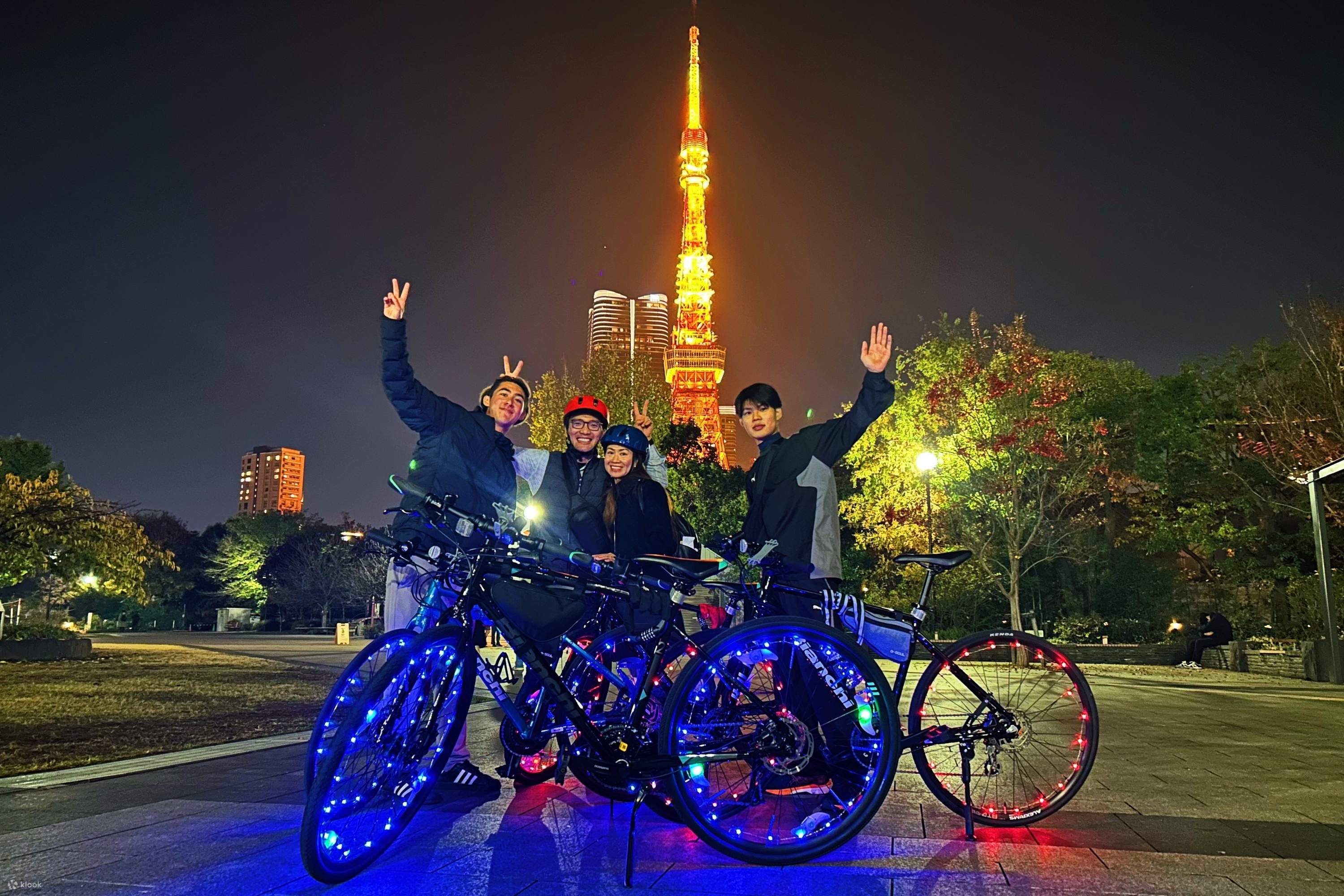 2-Hours Neon Bike Tour of the City's Hidden Gems in Tokyo Klook India