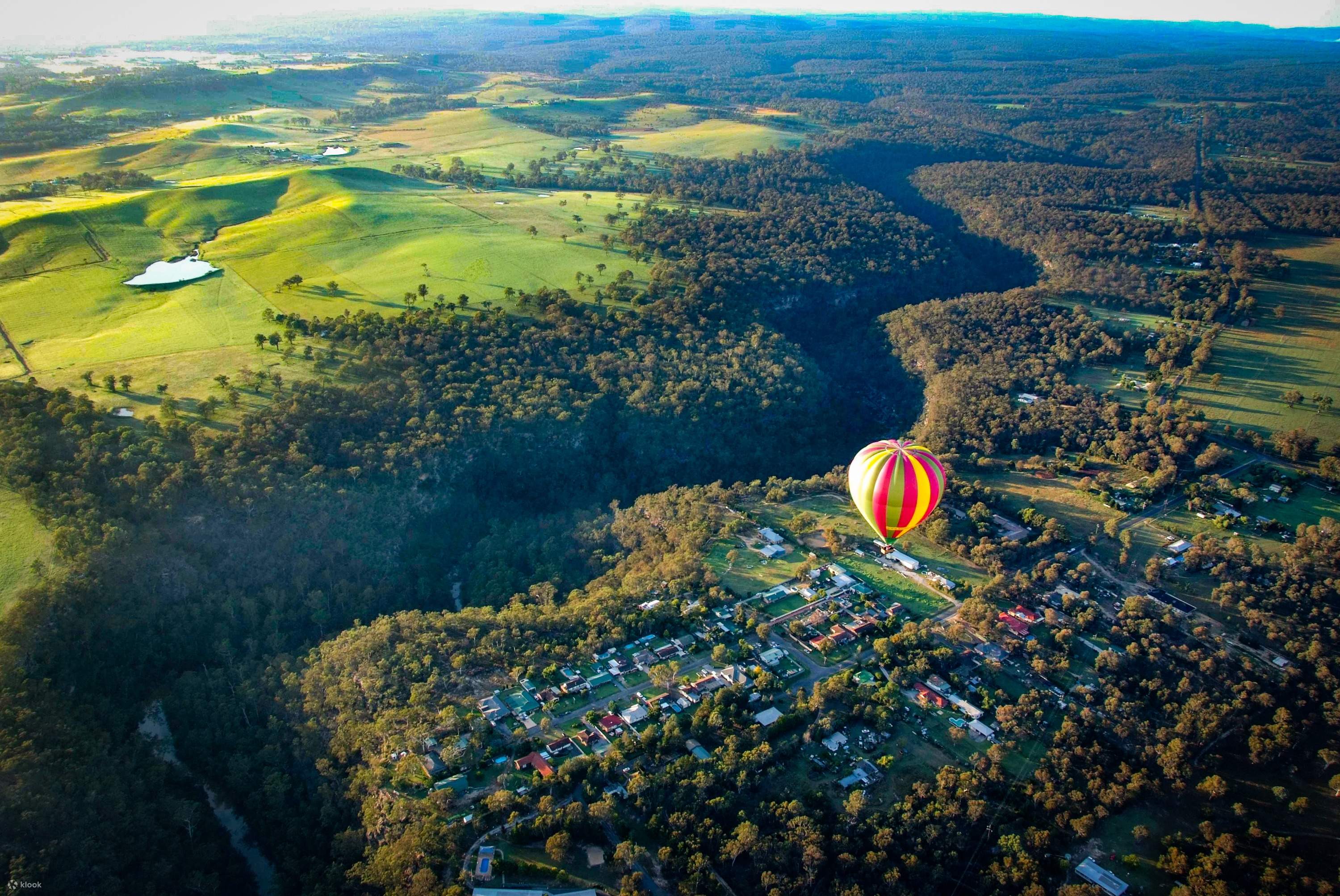 Полет на воздушном шаре Camden Valley Sunrise из Сиднея - Klook Россия