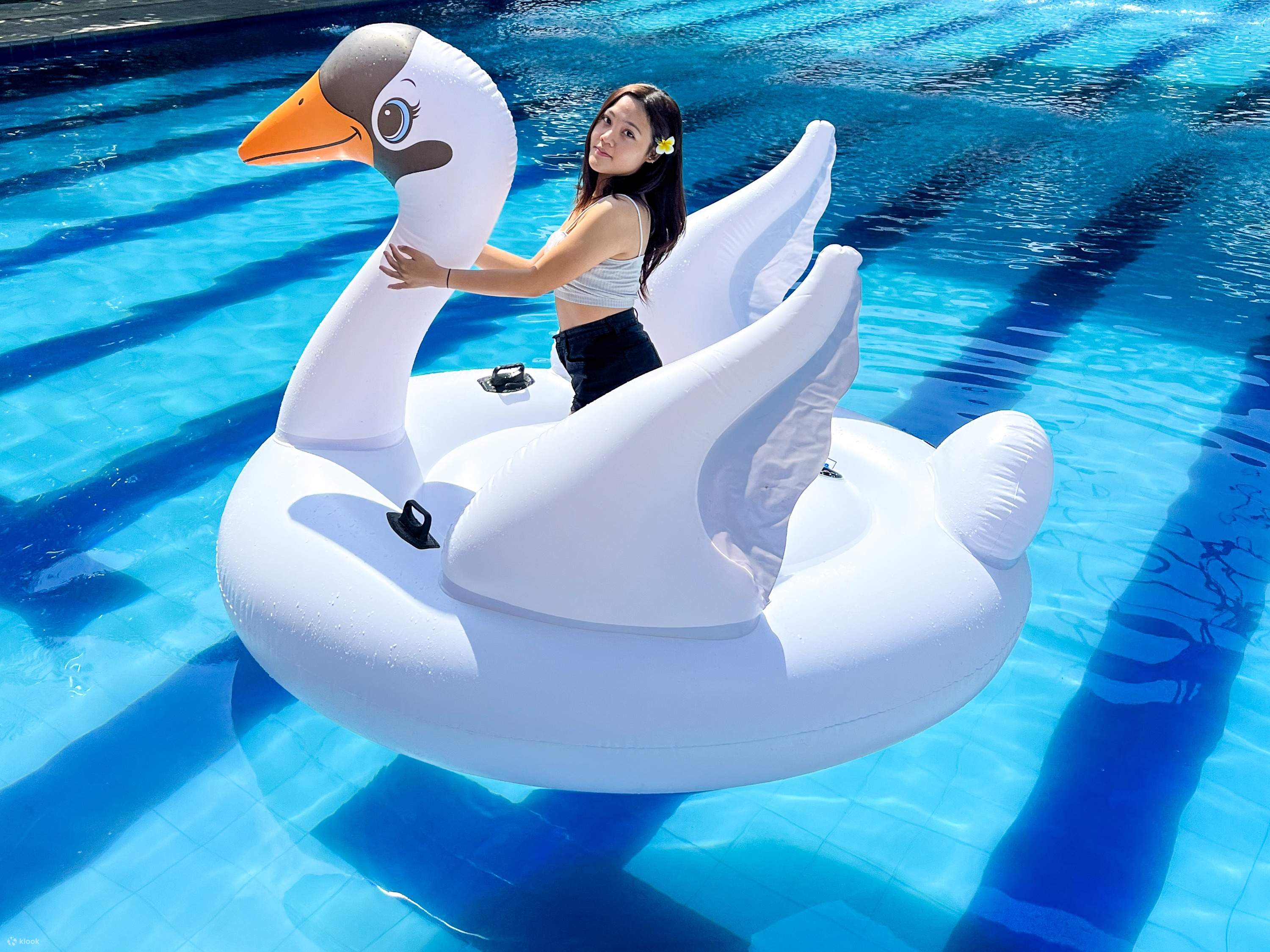 Intex clearance mega swan
