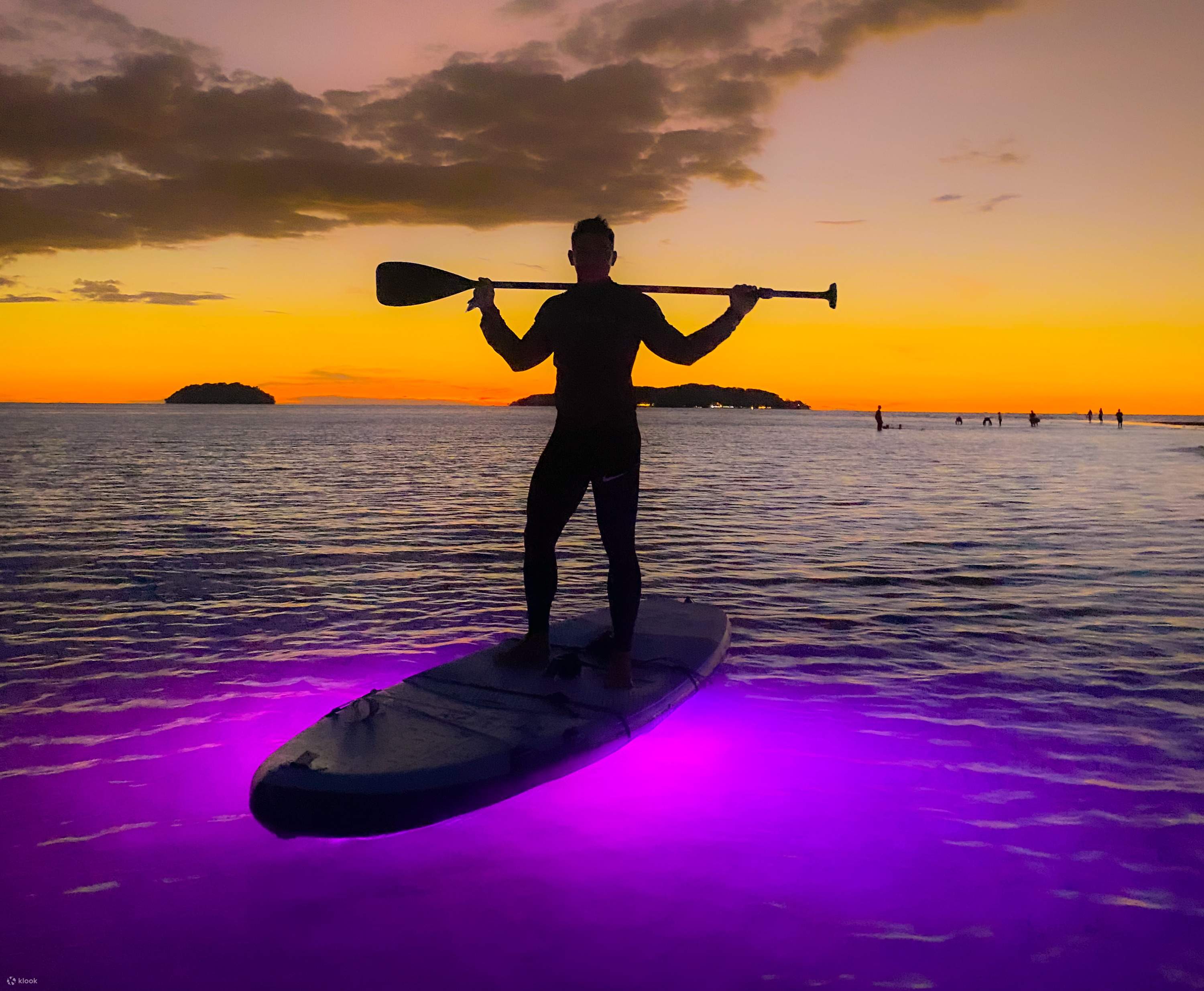 Р¤РѕС‚Рѕ Stand up Paddleboarding at Night HD