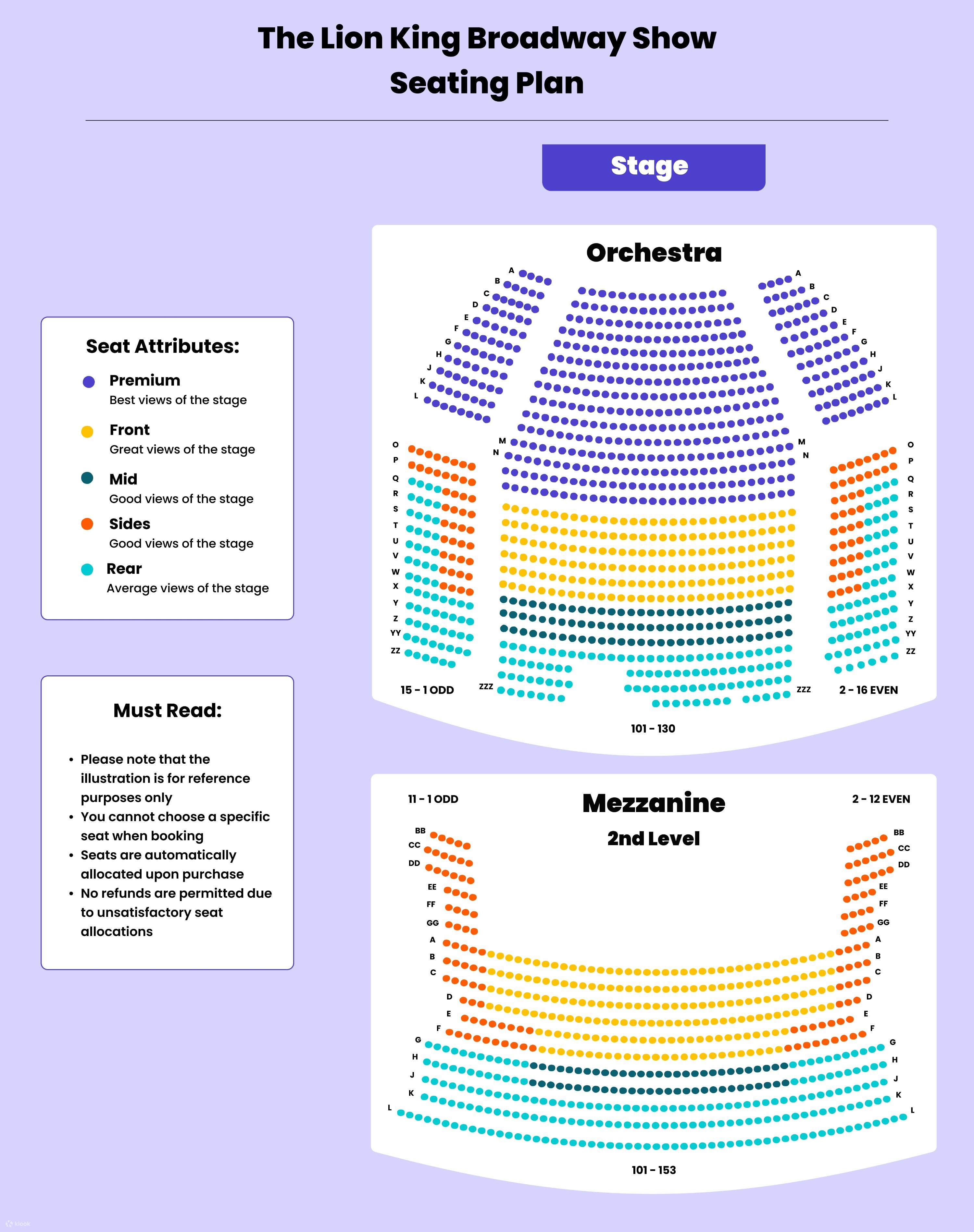 Lion King Minskoff Theatre Seating