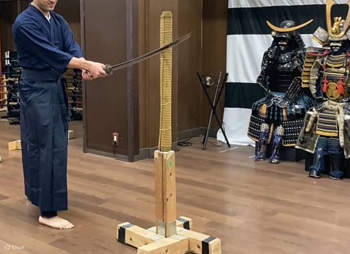 Samurai Trial Cutting Experience of Japanese Swords di Tokyo