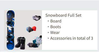 สกี / สโนว์บอร์ด・เช่าอุปกรณ์สวมใส่ในนิเซโกะ ฮอกไกโด