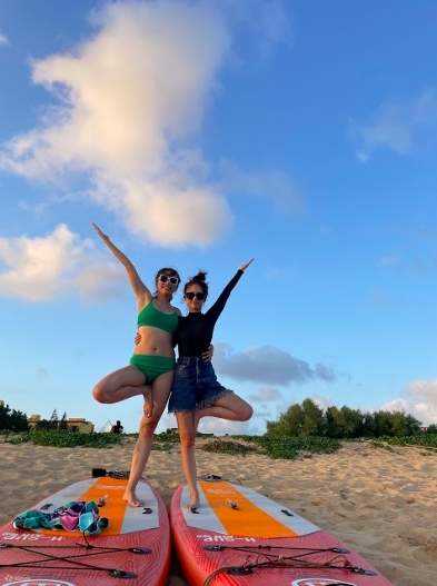 澎湖山水沙滩｜鱼加猫｜沙滩瑜伽派对