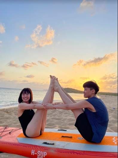 澎湖山水沙滩｜鱼加猫｜沙滩瑜伽派对