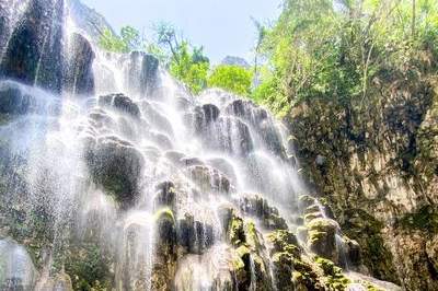 Paesaggio delle Grutas Tolantongo
