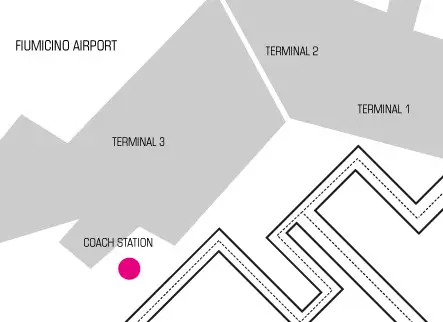 第 3 航站楼，14 号巴士站 地图