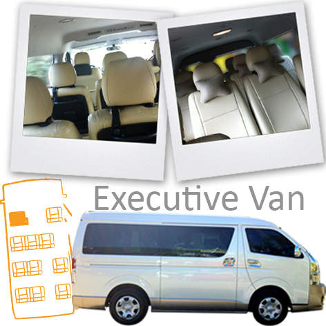 Paket transportasi van untuk 10 orang